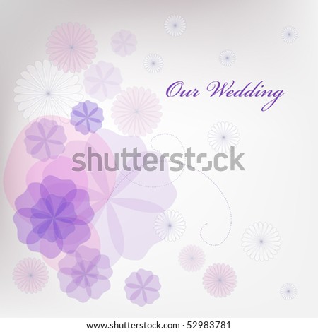 stock vector background for wedding invitations