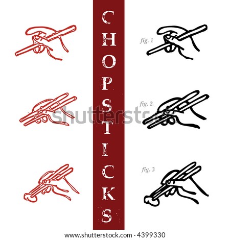 how to use chopsticks diagram