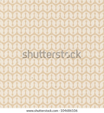 Seamless simple geometry pattern with abstract design and old paper texture