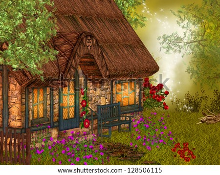 fantasy village house