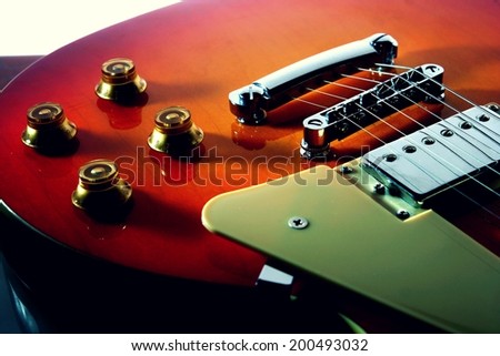 Electric Guitar Photo of an electric guitar