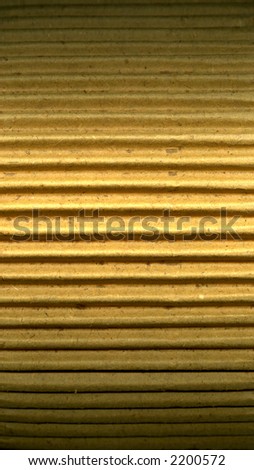 Old corrugated paper board