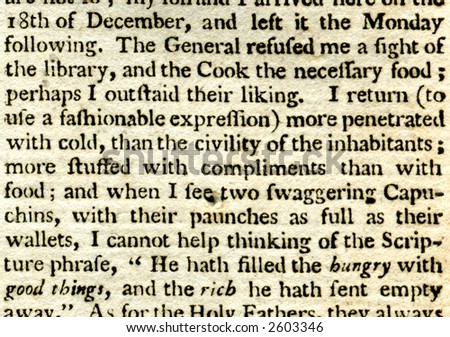 Text from Gentleman\'s Magazine 1791