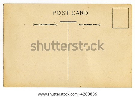 Blank Postcards on Old Blank Postcard Stock Photo 4280836   Shutterstock