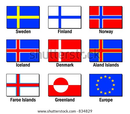 photo : Scandinavian flags