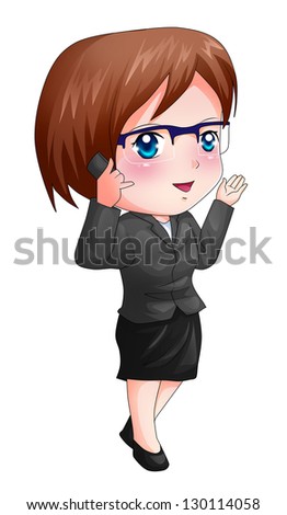 stock-photo-cute-cartoon-illustration-of-a-woman-figure-in-a-suit-using-cellular-phone-130114058.jpg