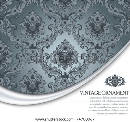 Grey Damask Image