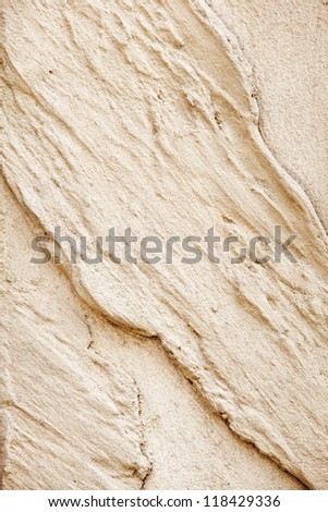 surface of the stone with brown tint