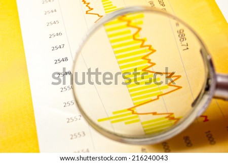 Business Concept,trend of the stock
