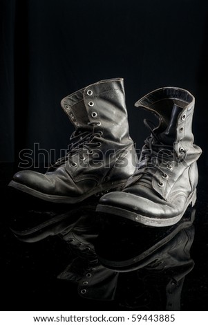 Old army boots