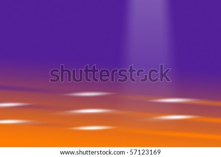 Scenic background with a spotlight