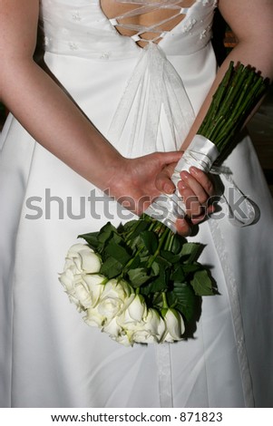 Bride on her big day