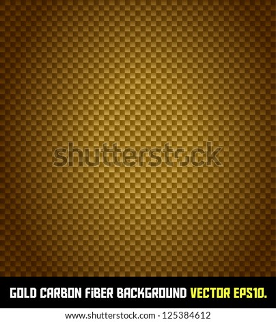 Gold Carbon Fiber Background Vector Eps10. - 125384612 : Shutterstock