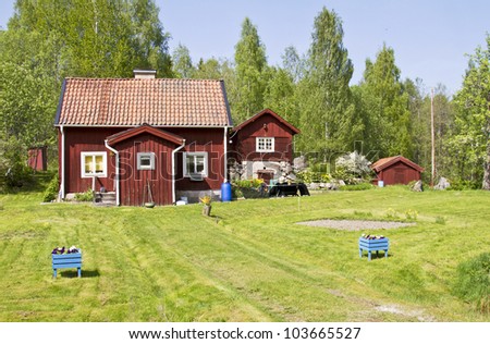 Houses and environment in Sweden.