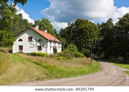Idyllic house and environment in Sweden.