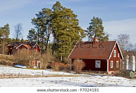 Houses and environment in Sweden.