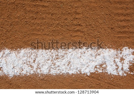 Baseball Infield Chalk Line with room for copy and for Sports Background