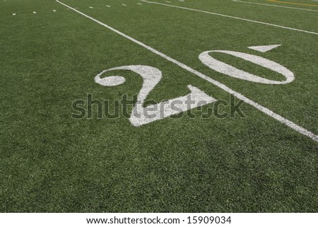 The Twenty yard line