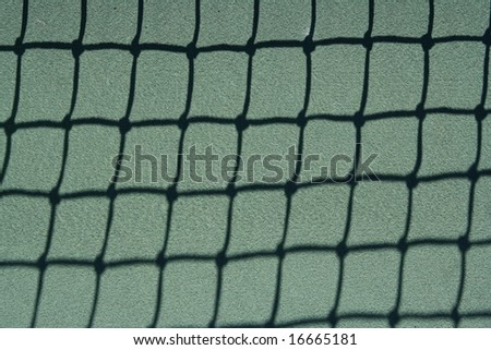 Tennis court net for sports background or abstract