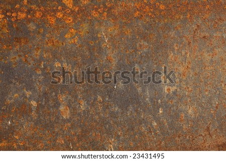 Rusted industrial metal for background
