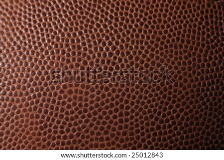 Close up an american football for sports background