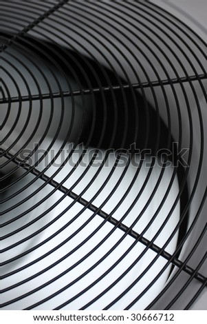 Spinning AC fan