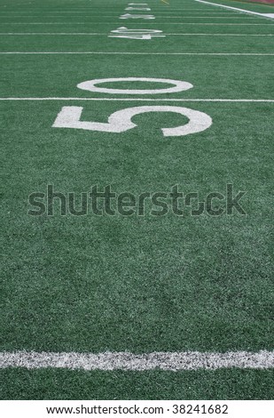 American Football Yard lines carrying off