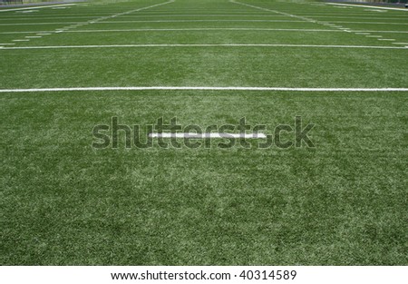 American football field