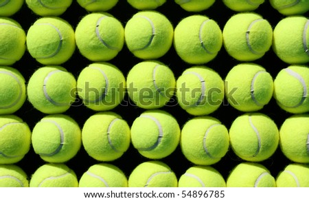 Tennis balls for sports background
