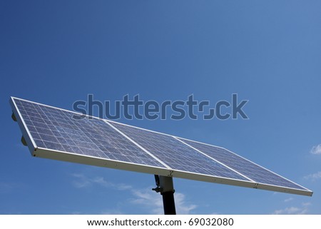 Solar Panel with room for copy