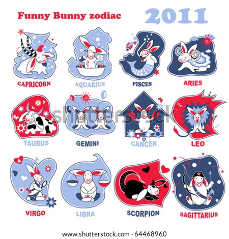 funny sings. Funny bunny star sings set