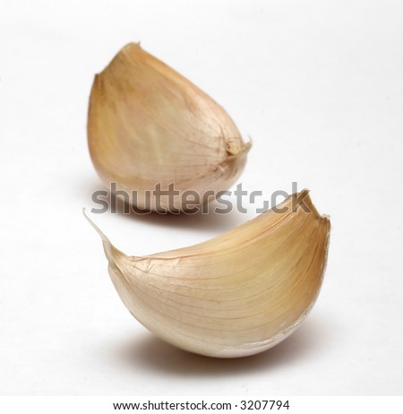 stock photo : Garlic clove