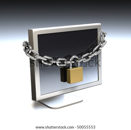 Desktop Security on Computer Security  Locked Computer Stock Photo 50055553   Shutterstock