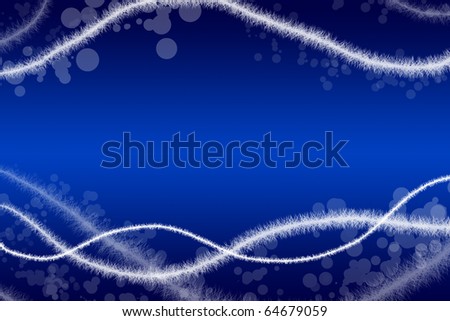 merry christmas abstract card in a 2d blue picture