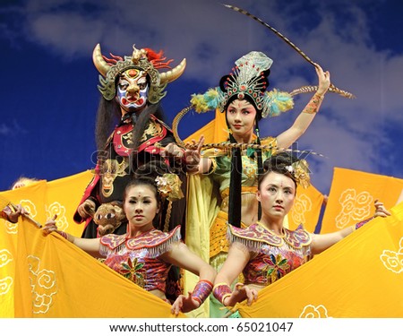 CHENGDU - Jul 23: Chinese opera \