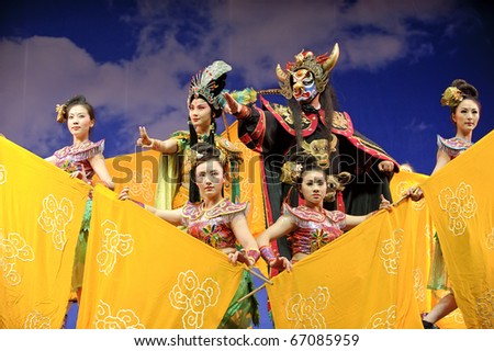 CHENGDU - JULY 23: The famous chinese opera \