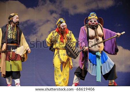 CHENGDU - JUL 23: The famous chinese opera \