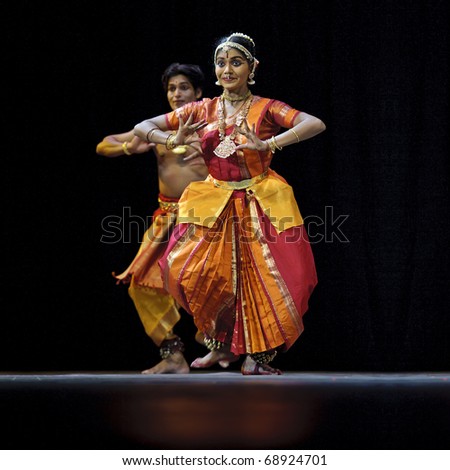 CHENGDU, CHINA - OCT 24: Indian folk dance \