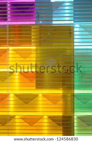 Abstract letter translucent background