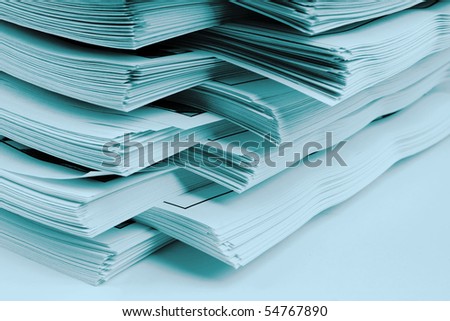 A stack of paper