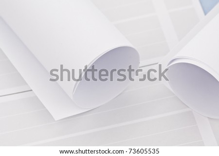 White paper tube