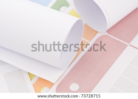 White paper tube