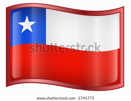 stock vector : Chile Flag Icon