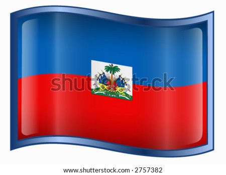 stock vector : Haiti Flag Icon