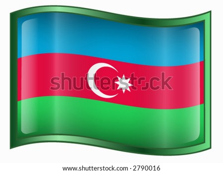 stock vector : Azerbaijan Flag