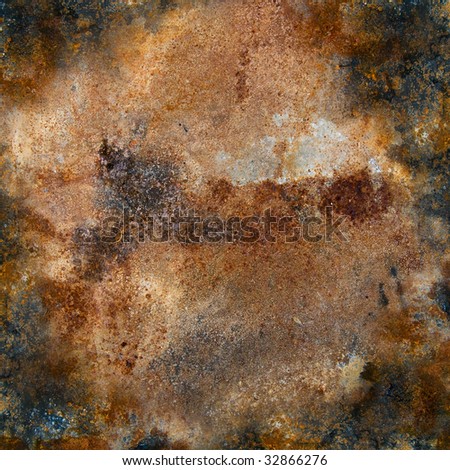 stock photo strongly rusty metal plate Save to a lightbox 