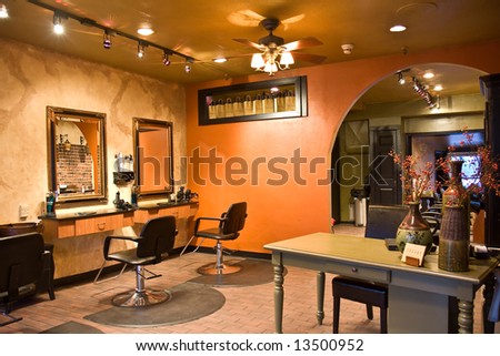 Interior of Beauty Salon