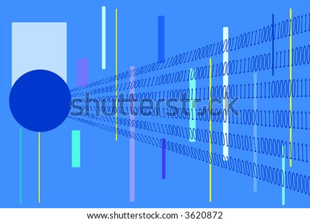 Basic Business blue abstract