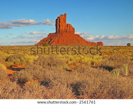 Big Indian Butte near Monument Valley