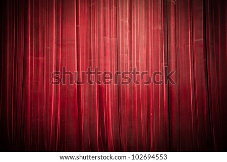 Stage curtain lights